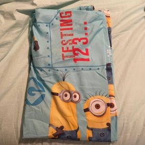 Minion Twin sheet - fitted with one pillow case